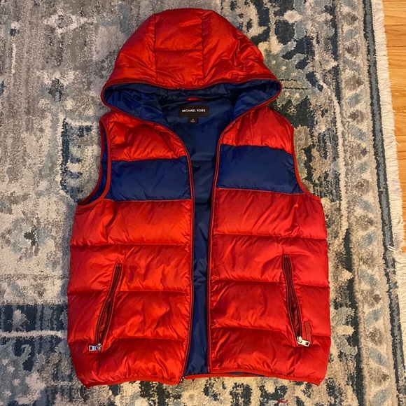 michael kors mens puffer vest